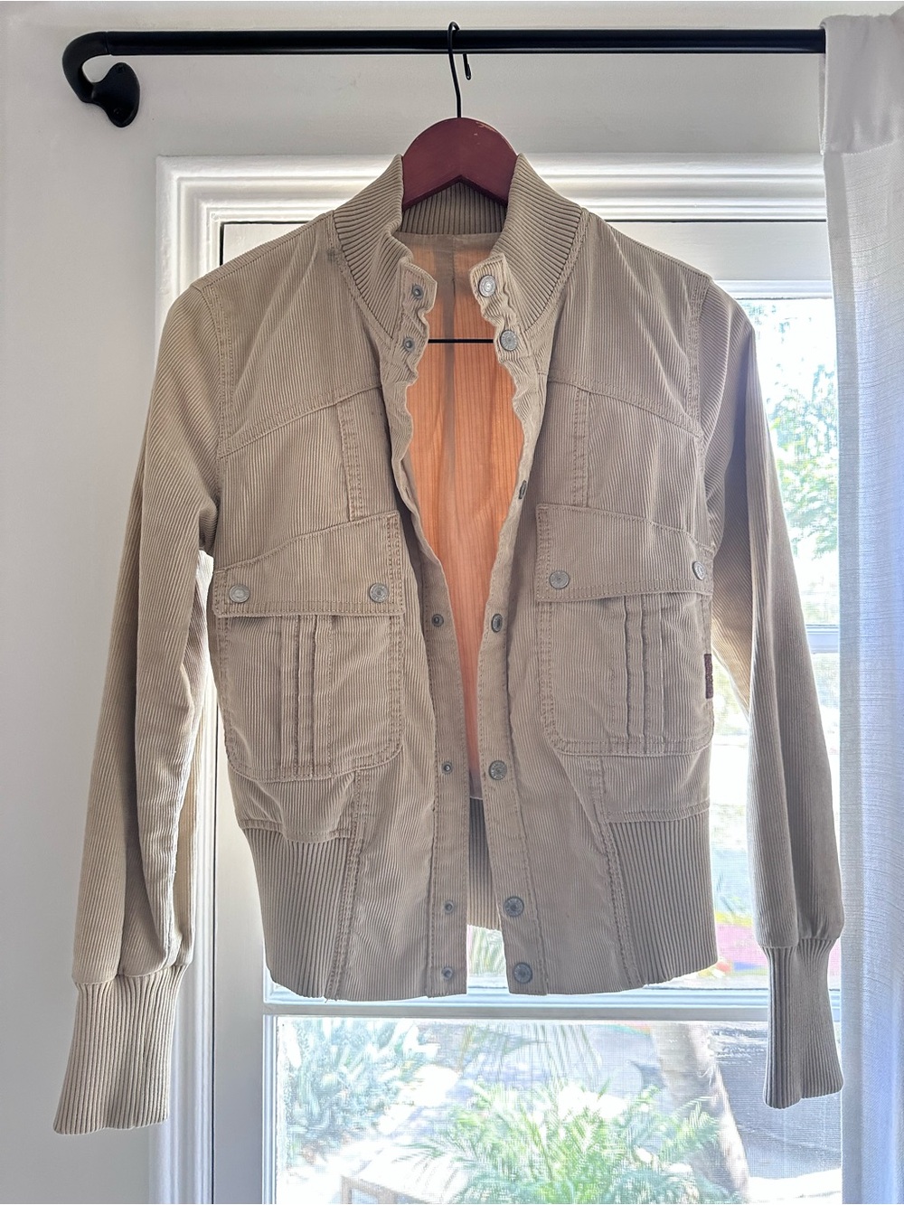Women's Tan Corduroy Jacket